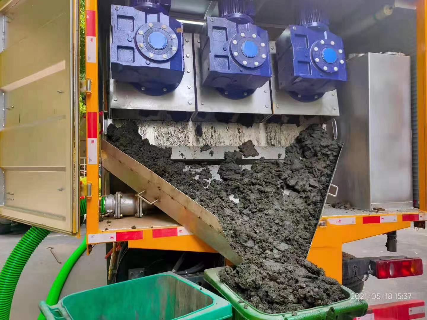 晋安化粪池清掏城市维护站-泥浆净化干湿分离处理